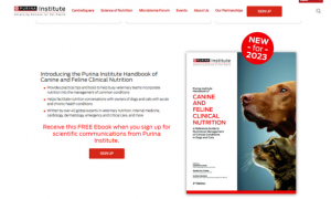 普瑞纳研究院推出新的《犬猫临床营养指南》