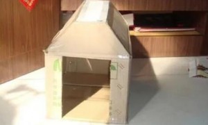 如何用纸盒做狗窝