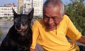 一条狗如何活了25年？80岁祖父：请给我跟它多拍多张照片