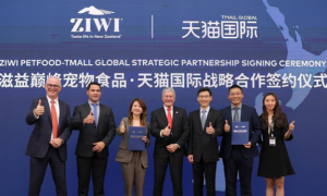 ZIWI滋益巅峰全球CEO访华，与天猫国际签署战略协议