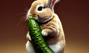 兔子可以吃生熟/黄瓜吗?