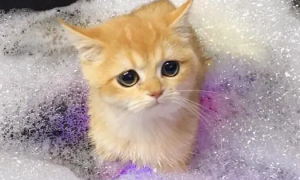 幼猫多大可以洗澡